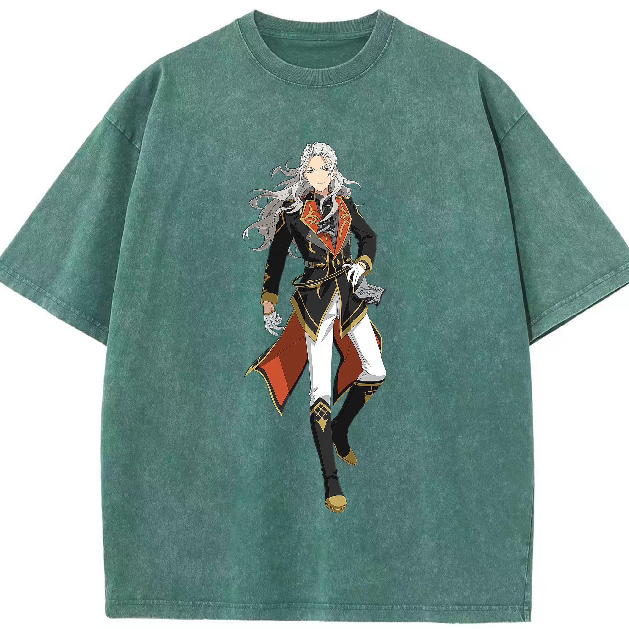 （画像用） あんさんぶるスターズ! Ensemble Stars 綿100% ヴィンテージ風 半袖Tシャツ（フロントプリント）